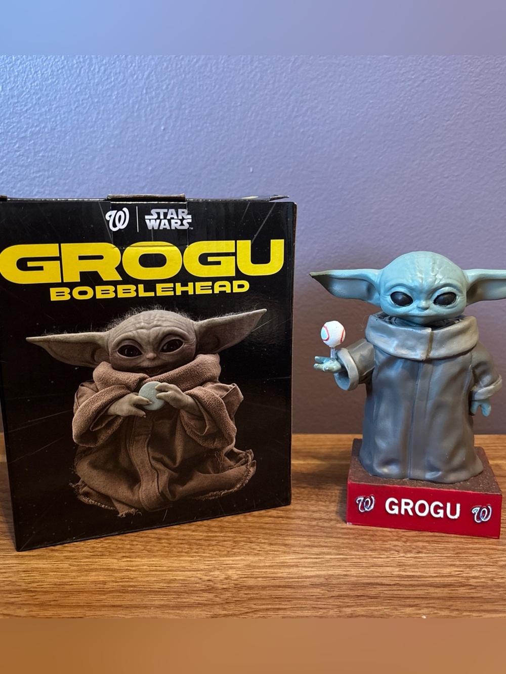 GROGU STAR WARS Washington Nationals SGA Bobblehead 5/02/26 NEW IN BOX